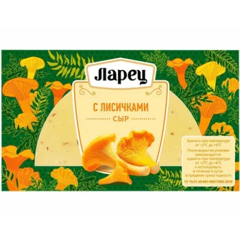 Сыр Ларец с лисичками 50% БЗМЖ, 245г