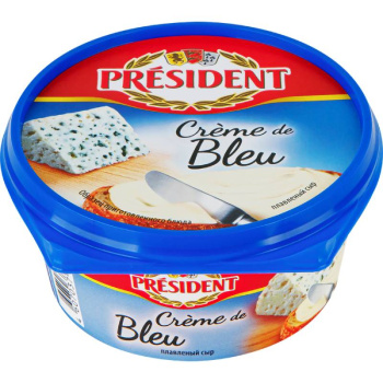 Сыр Президент Le Bleu с голубой плесенью 55% БЗМЖ, 100г