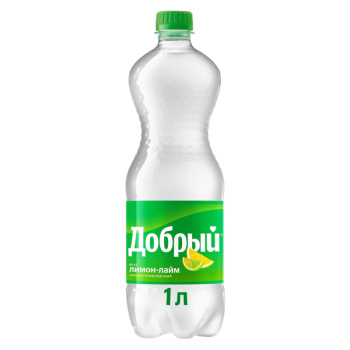 Газированный напиток Добрый лимон-лайм, 1л