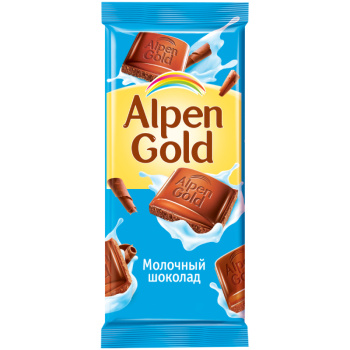 Шоколад молочный Alpen Gold, 80г