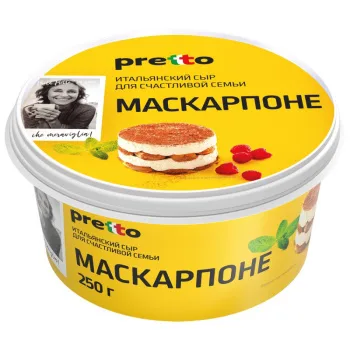Сыр Маскарпоне Pretto 80%, 250г