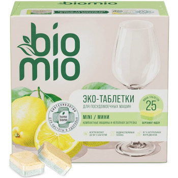 Таблетки BioMio 25шт быстрорастворимые бергамот и юдзу для ПММ