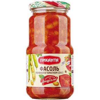 Фасоль Пиканта печеная 470г