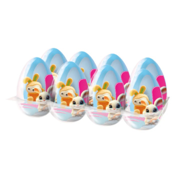 Драже сахарное в капсуле XXL с игрушкой Зайчата, 10г