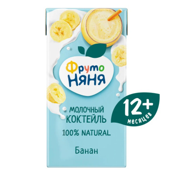 Коктейль ФН 200мл молочный Банан 2,1% БЗМЖ