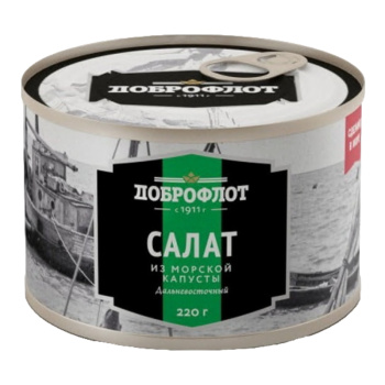 Салат дальневосточный из морской капусты Доброфлот, 220г