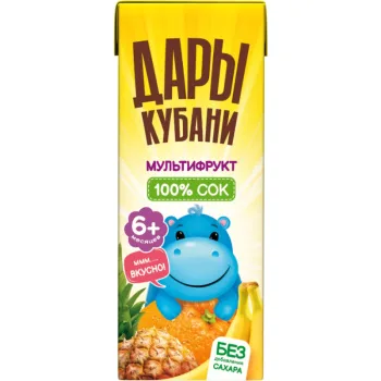 Нектар Дары Кубани Для детей Мультифрукт 0,2л