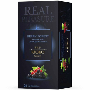 Чай Kioko Berry Forest с ягодами черный, 25пакетиков
