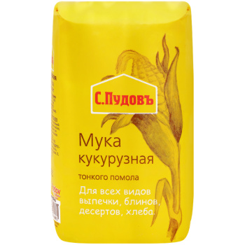 Мука кукурузная С.Пудовъ, 450г