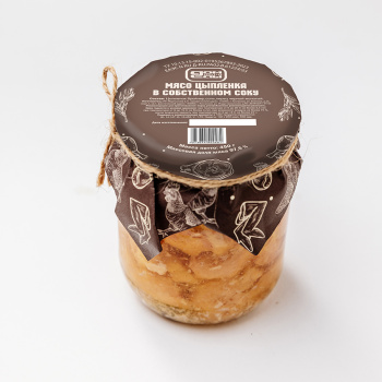 Мясо цыпленка в собственном соку