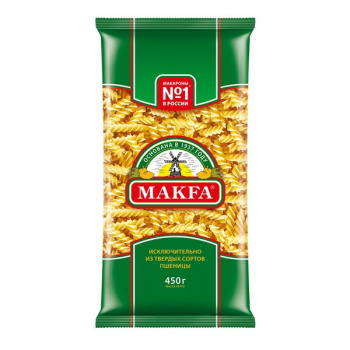Макароны Спирали, Макфа, 450г
