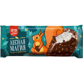Эскимо Лесная Магия молочное с арахисом