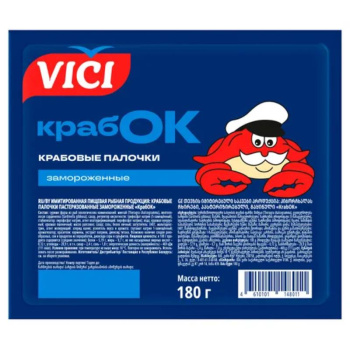 Крабовые палочки VICI Крабок, 180г