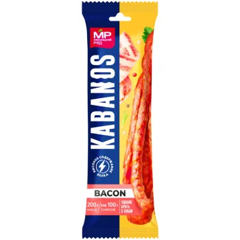 Колбаски сырокопченые Kabanos Bacon Мясницкий ряд, 60г
