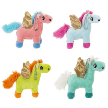 Игрушка набивная Лошадка с цепочкой L14 W6 H10 см