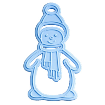 Форма для вырезки теста Снеговик