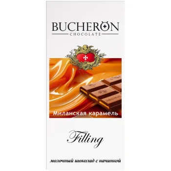 Шоколад Bucheron 85г Filling с начинкой миланская карамель