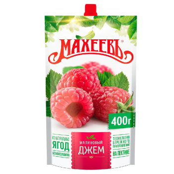 Джем «МАХЕЕВЪ» малиновый, 400г