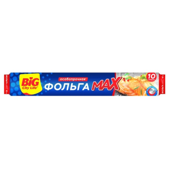 Фольга Big City алюминевая МАХ 10м