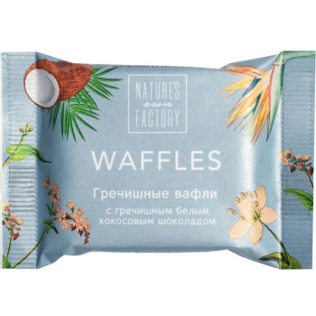 Вафли гречишные Nature s own factory 20г с гречишным белым кокосовым шоколадом