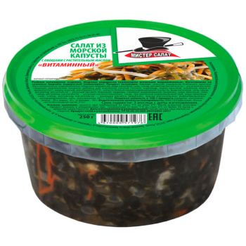 Салат из морской капусты Витаминный Мистер Салат, 250г