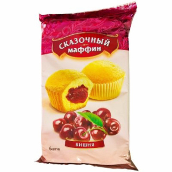 Мини-Маффины Сказочный Вишня 200г