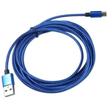 Кабель Energy ET-27 USB MicroUSB, синий 