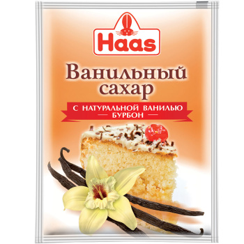 Ванильный сахар Haas с натуральной ванилью, 15г