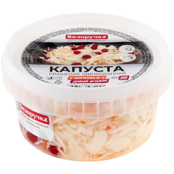 Капуста квашеная с морковью и дикой ягодой Белоручка, 500г