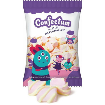 Зефир жев. Веселые пружинки с ароматом клубники 200г