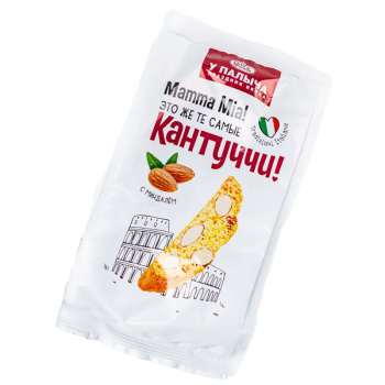 Сухари Кантуччи, Итальянское печенье с миндалем, 180г