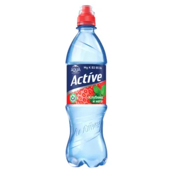 Вода Аква Минерале Актив Клубника-мята, 0,5л