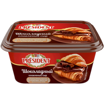 Сыр плавленый Президент Шоколадный, 400г