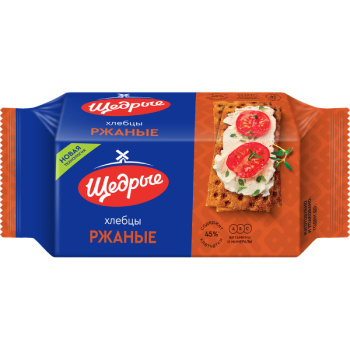 Хлебцы Щедрые Ржаные, 100г