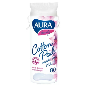 Ватные диски Aura Beauty 80шт