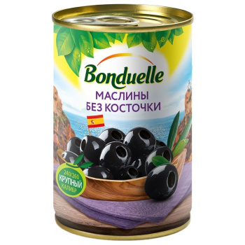 Маслины Bonduelle без косточки, 300г