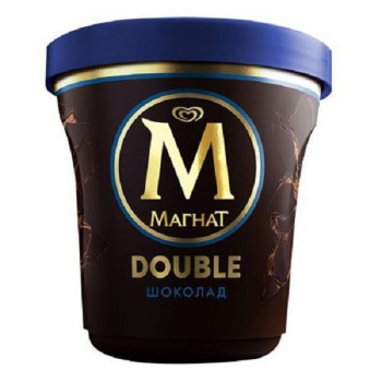 Мороженое Магнат Дабл сливочное шоколад Пинта, 310г