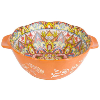 Емкость для запекания Arabesque, оранжевый, 23,6х20х8,4см, 1500мл