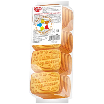 Печенье сахарное Юбилейное торжество дет.пит 380г