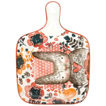 Блюдо Kawaii Forest.Bunny, фарфор, 22x16x3 см 