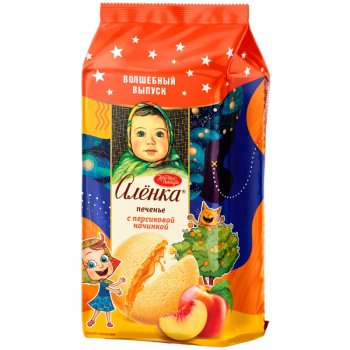 Печенье Аленка с начинкой вкус Персик 115г