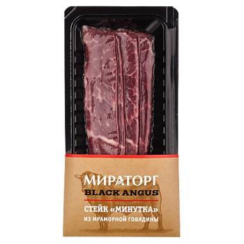 Стейк Минутка из мраморной говядин охлажденный, 190г