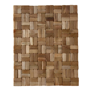 Коврик из тикового дерева, 40х30х0,7см   