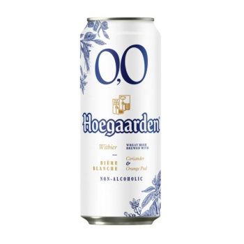 Пивной напиток Хугарден безалкогольный пастеризованный, 0,45л