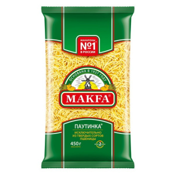 Макароны Вермишель короткая, Макфа, 450г