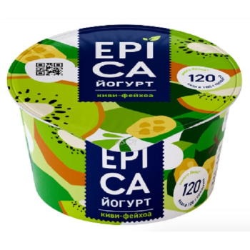 Йогурт Epica киви фейхоа 4,8%, 130г