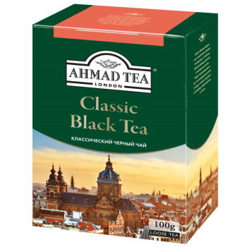 Чай_Ahmad_Tea__Чай_черный_«Классический»__листовой__картон__коробка__100г