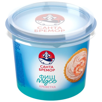 Паста Фиш-мусс с кальмаром и креветкой Санта Бремор, 140г