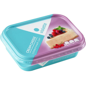 Сыр творожный Карат Виолетта Сливочный 70% БЗМЖ, 180г 