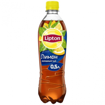 Чай Липтон, лимон, 0,5л